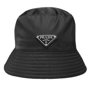 Prada black bucket hat